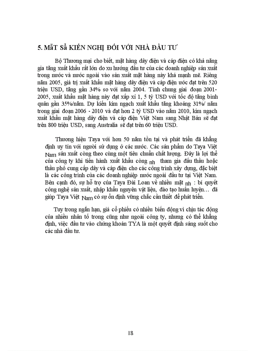 image for page Phân tích cổ phiếu TAYA