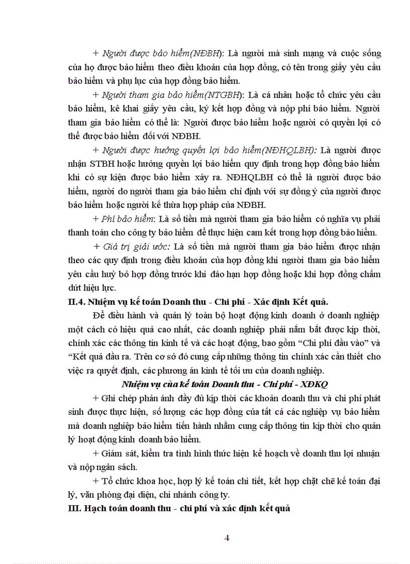 image for page Hoàn thiện công tác kế toán doanh thu - chi phí và xác định kết quả hoạt động kinh doanh bảo hiểm tại Công ty Bảo hiểm Nhân thọ Hà Nội