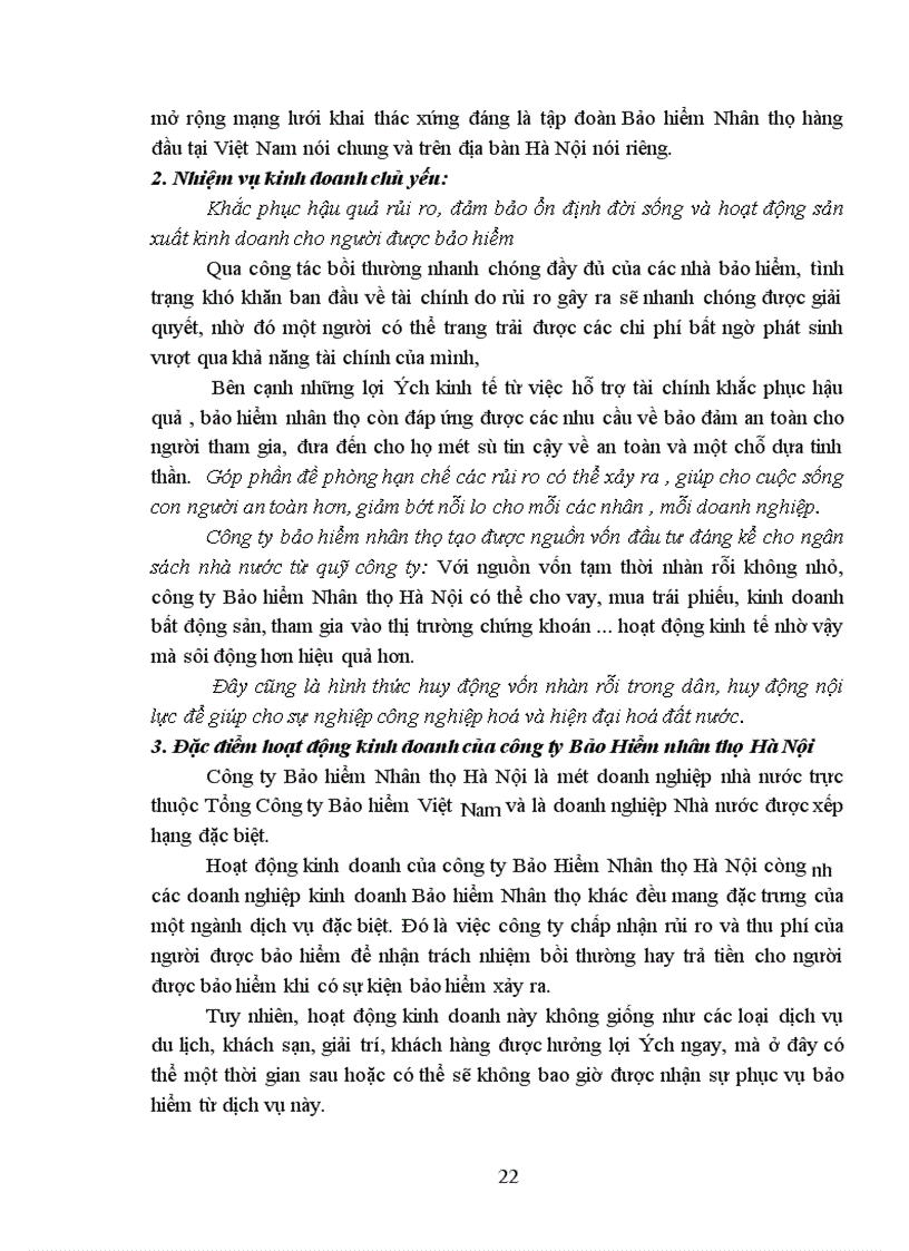 image for page Hoàn thiện công tác kế toán doanh thu - chi phí và xác định kết quả hoạt động kinh doanh bảo hiểm tại Công ty Bảo hiểm Nhân thọ Hà Nội