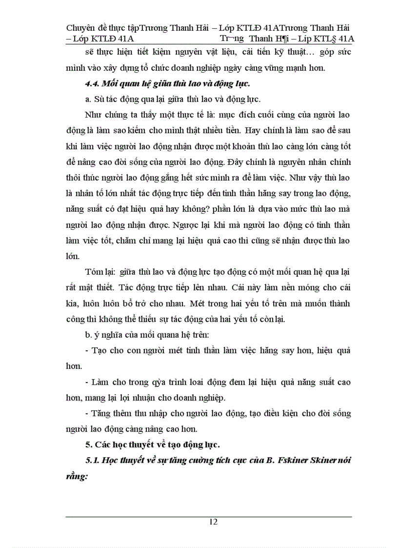 image for page Thù lao lao động và tác đụng tạo động lực của thù lao tại Công ty cơ khí Hà Nộ
