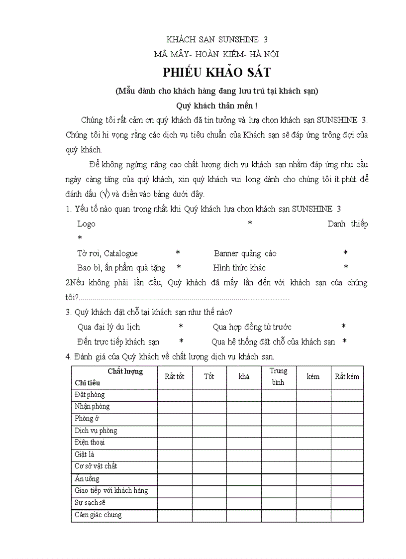 image for page Giải pháp marketing thu hút khách du lịch quốc tế đến khách sạn Sunshine 3