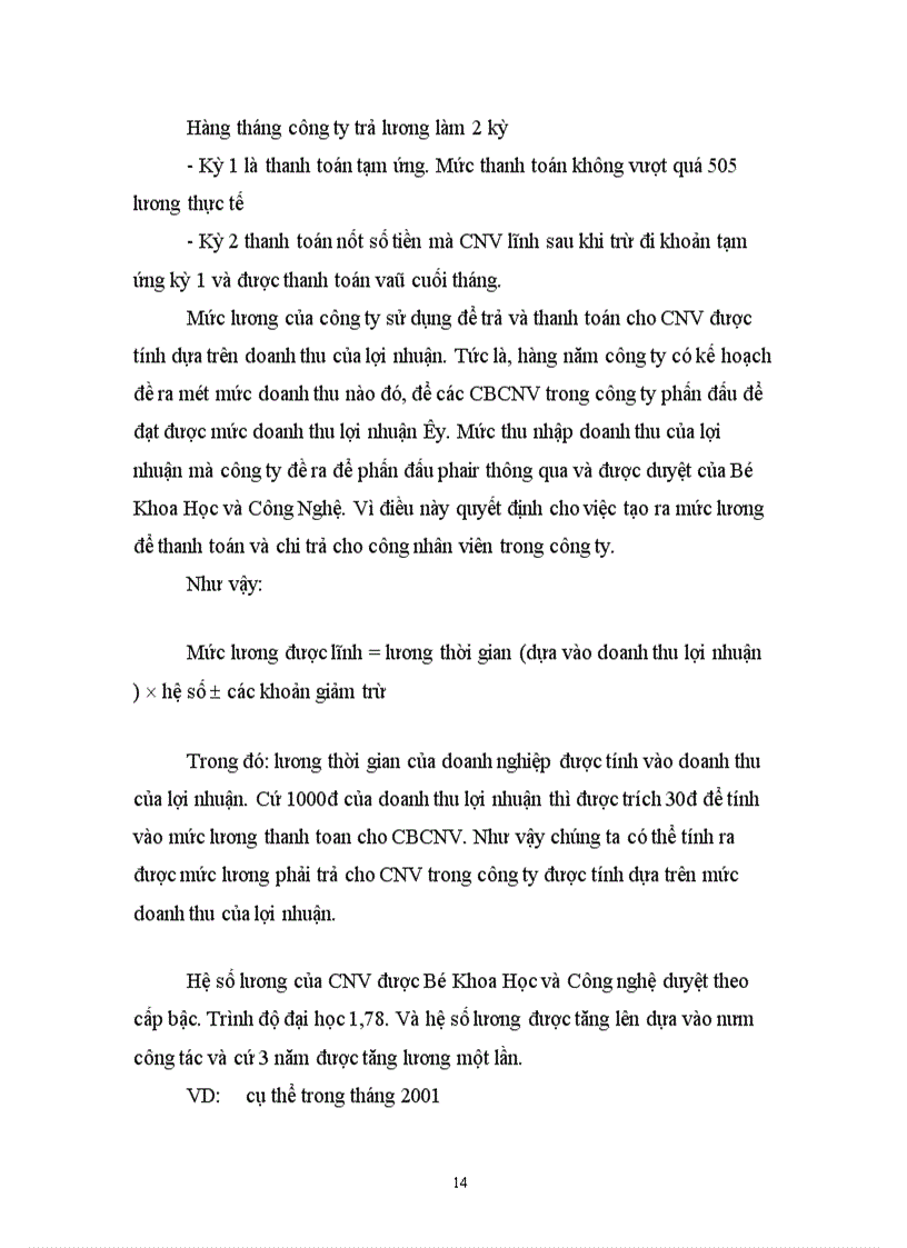 image for page Báo cáo về công tác quản lý tiền lương tại công ty ứng dụng và phát triển công nghệ