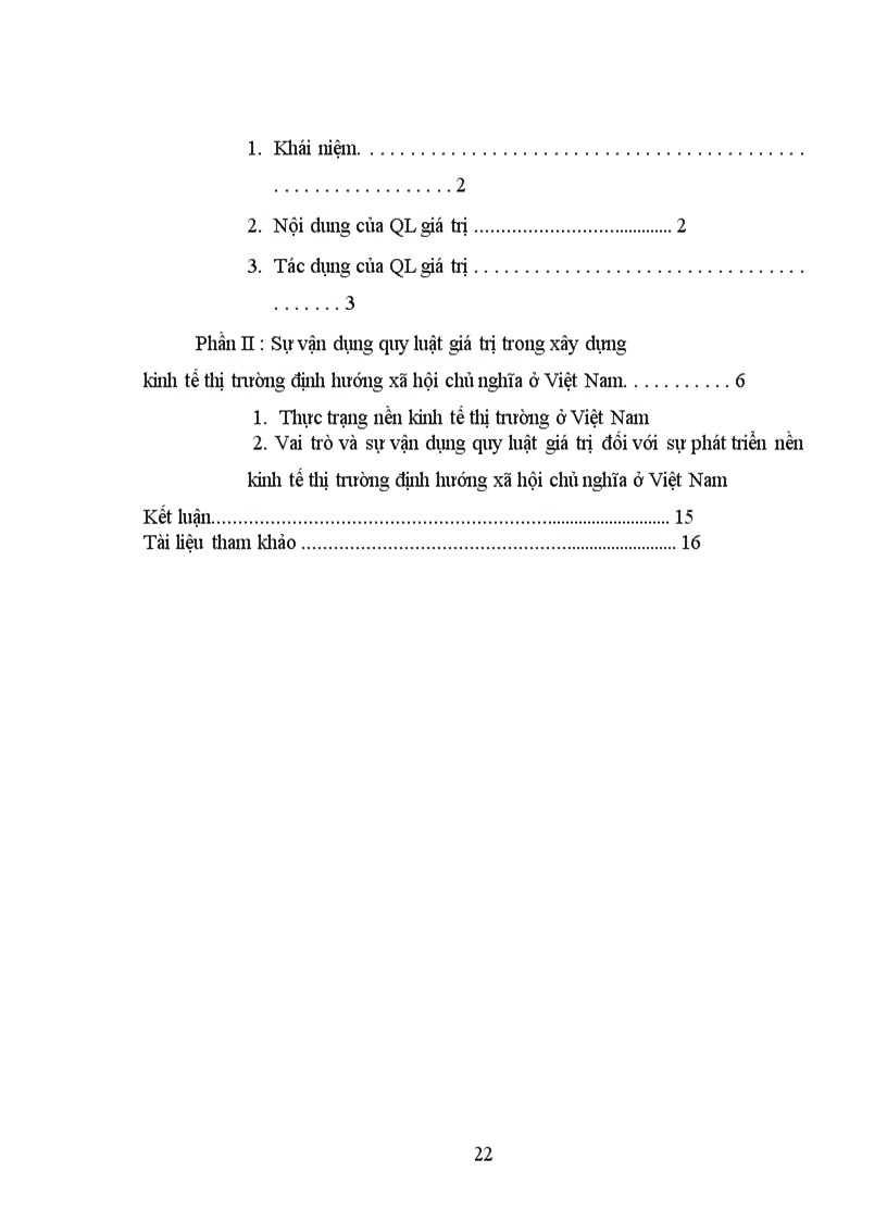 image for page Quy luật giá trị trong nền sản xuất hàng hoá và sự vận dụng quy luật giá trị trong xây dựng kinh tế thị trường định hướng xã hội chủ nghĩa ở Việt Nam