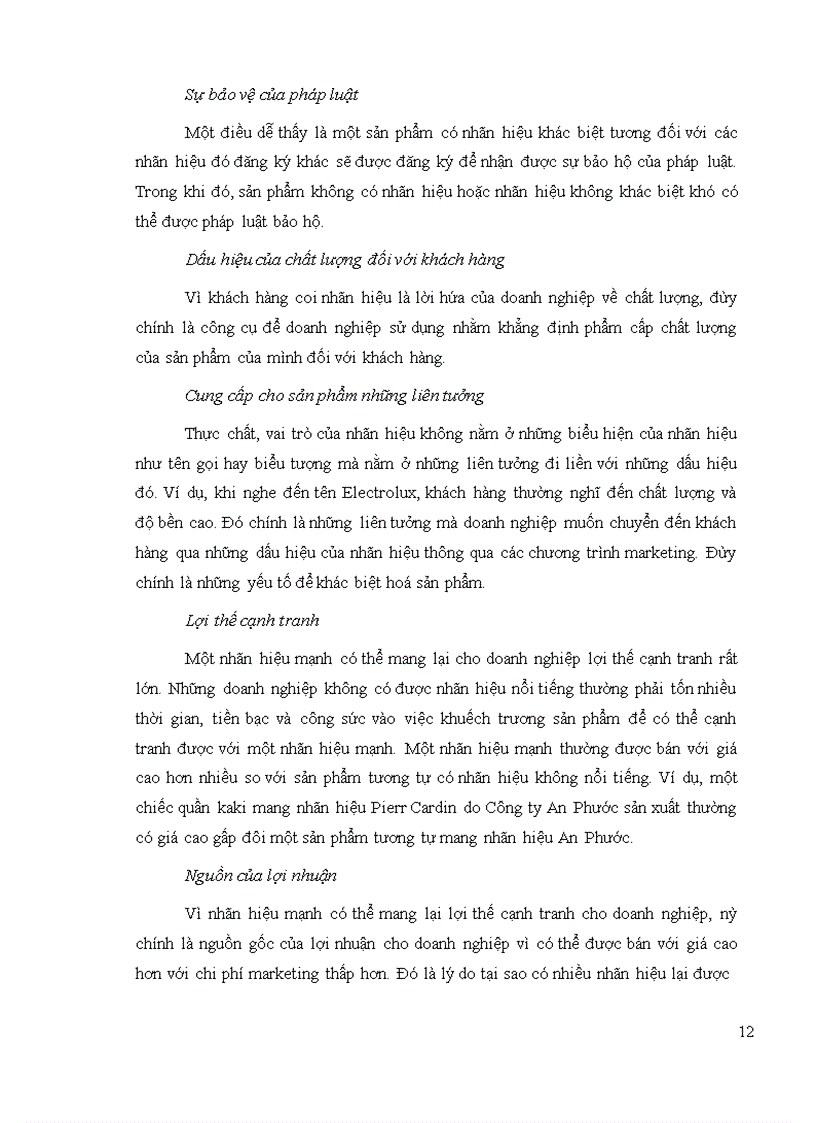 image for page Đề xuất các giải pháp chủ yếu nhằm nâng cao nhận thức về nhãn hiệu sản phẩm và quản trị nhãn hiệu trong các doanh nghiệp Việt nam.