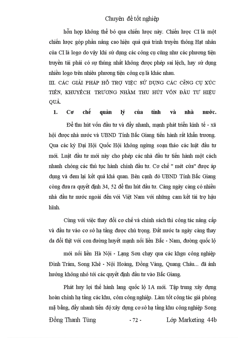 image for page Các giải pháp xúc tiến, khuếch trương nhằm thu hút các nguồn vốn đầu tư vào Khu Công Nghiệp Song Khê-Nội Hoàng tỉnh Bắc Giang