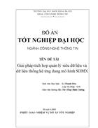 Giải pháp tích hợp quản lý siêu dữ liệu và dữ liệu thống kê ứng dụng mô hình SDMX