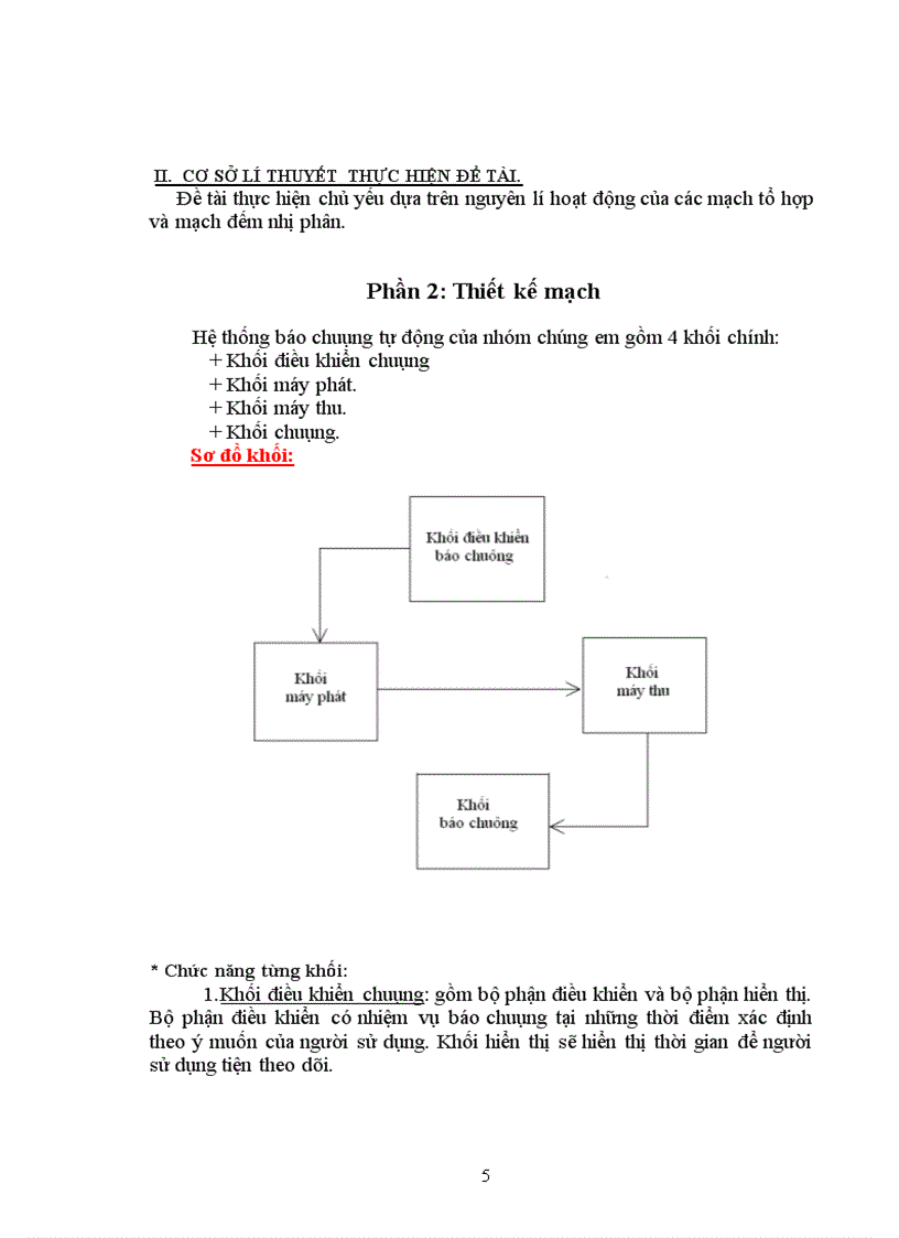 image for page Thiết kế hệ thống chuông báo giờ tự động