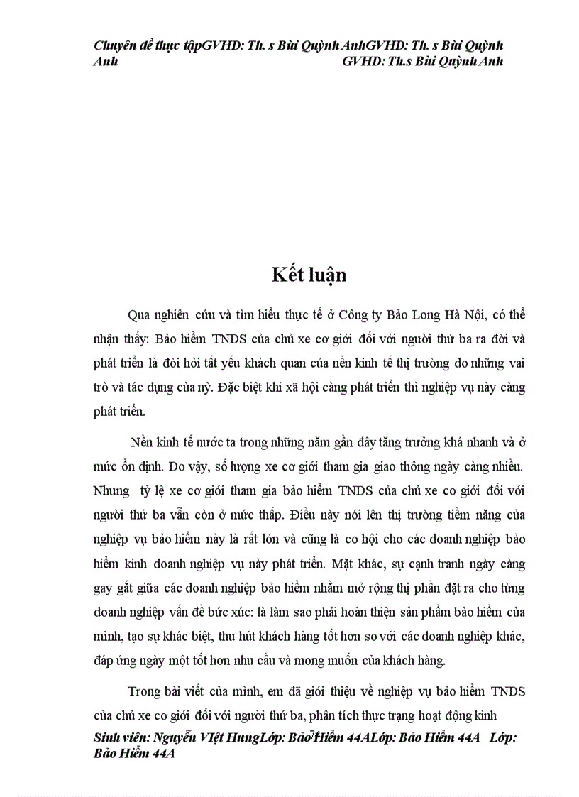 image for page Hiệu quả kinh doanh nghiệp vụ bảo hiểm trách nghiệm dân sự(BHTNDS ) của chủ xe cơ giới đối với người thứ ba tại công ty bảo hiểm Bảo Hiểm Nhà Rồng _ Bảo Long Hà Nội