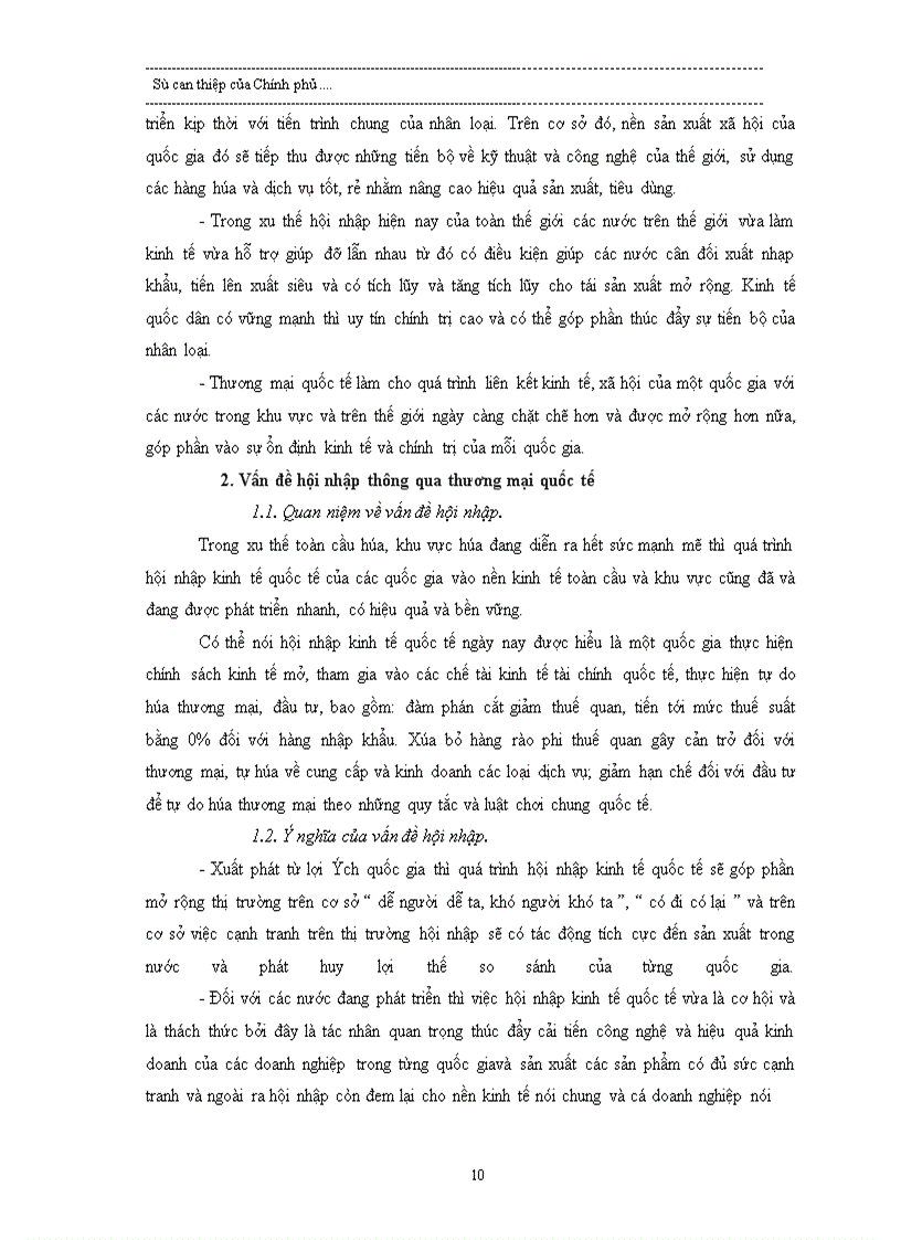 image for page Sự can thiệp của Chính phủ vào hoạt động tMQT1 trong tiến trình hội nhập của Việt Nam thông qua các biện pháp tài chính