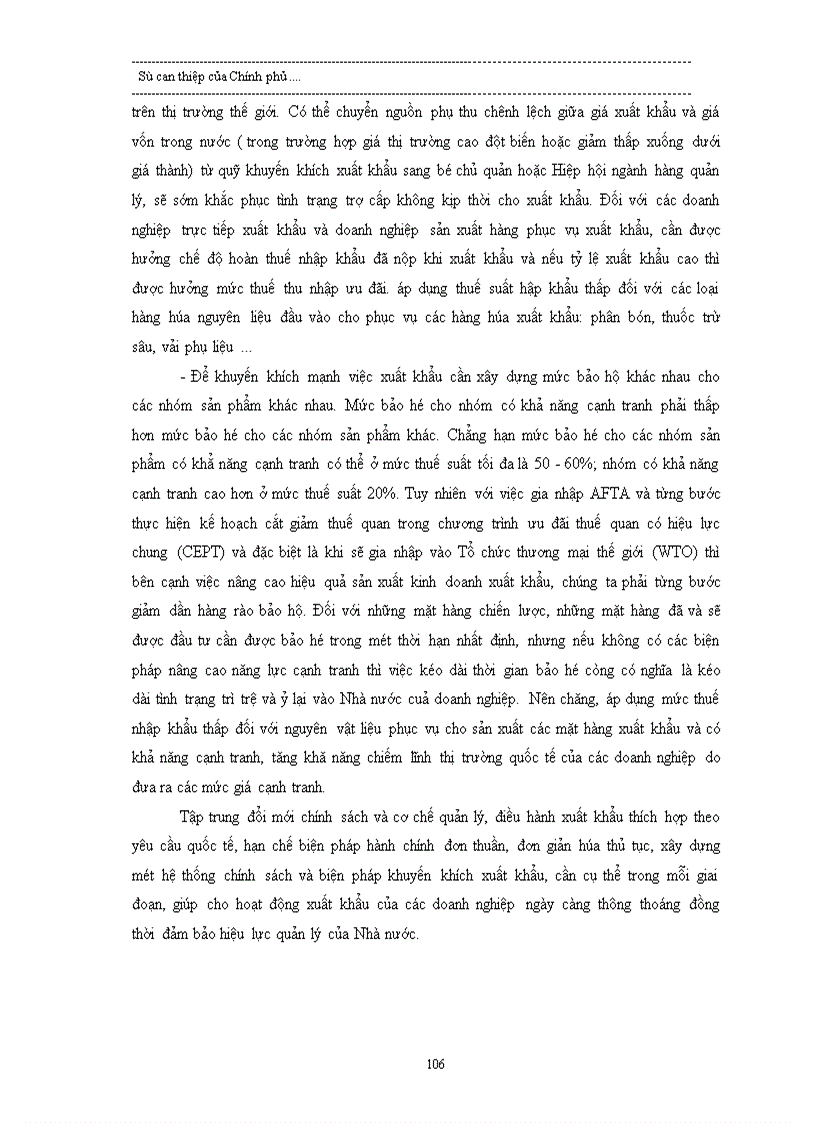 image for page Sự can thiệp của Chính phủ vào hoạt động tMQT1 trong tiến trình hội nhập của Việt Nam thông qua các biện pháp tài chính