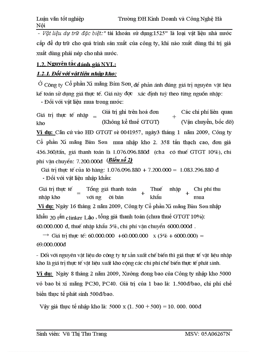 image for page Hoàn thiện công tác kế toán nguyên vật liệu tại Công ty cp xi măng Bỉm Sơn