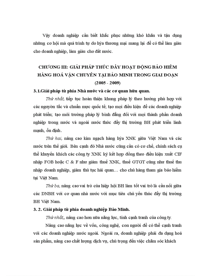 image for page Tác động của quá trình tự do hóa thương mại tới hoạt động bảo hiểm hàng hóa vận chuyển tại doanh nghiệp bảo hiểm Bảo Minh.