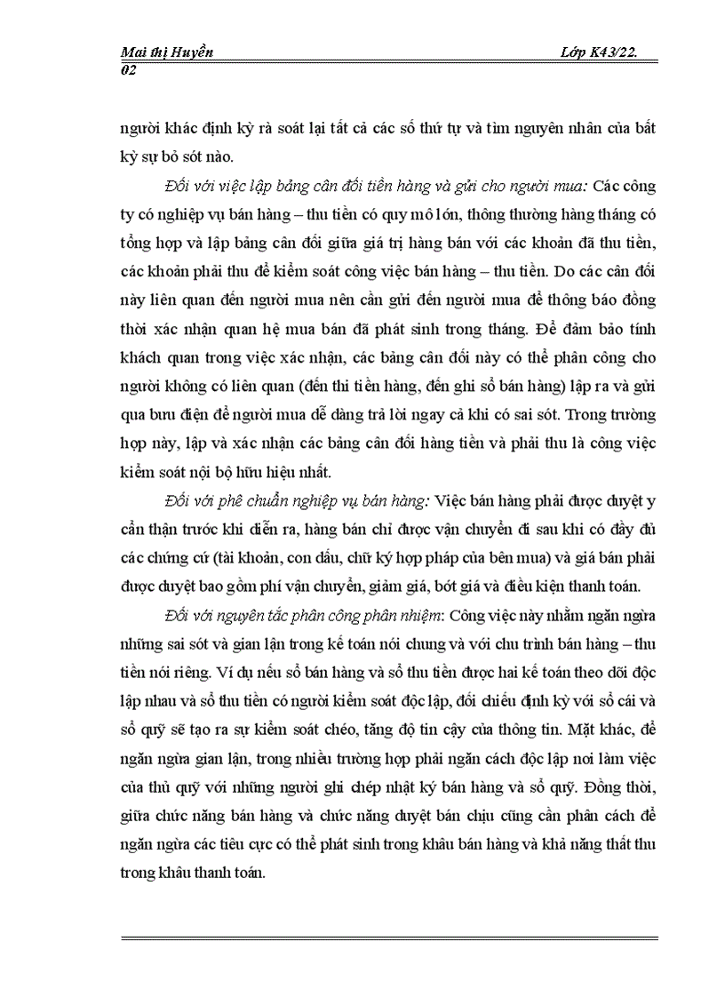 image for page Hoàn thiện kiểm toán chu trình bán hàng – thu tiền do Công ty TNHH Kiểm toán và Tư vấn Thăng Long thực hiện