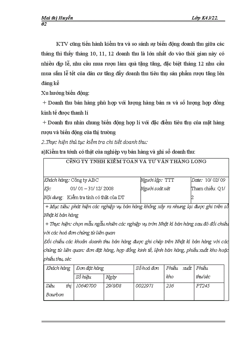 image for page Hoàn thiện kiểm toán chu trình bán hàng – thu tiền do Công ty TNHH Kiểm toán và Tư vấn Thăng Long thực hiện