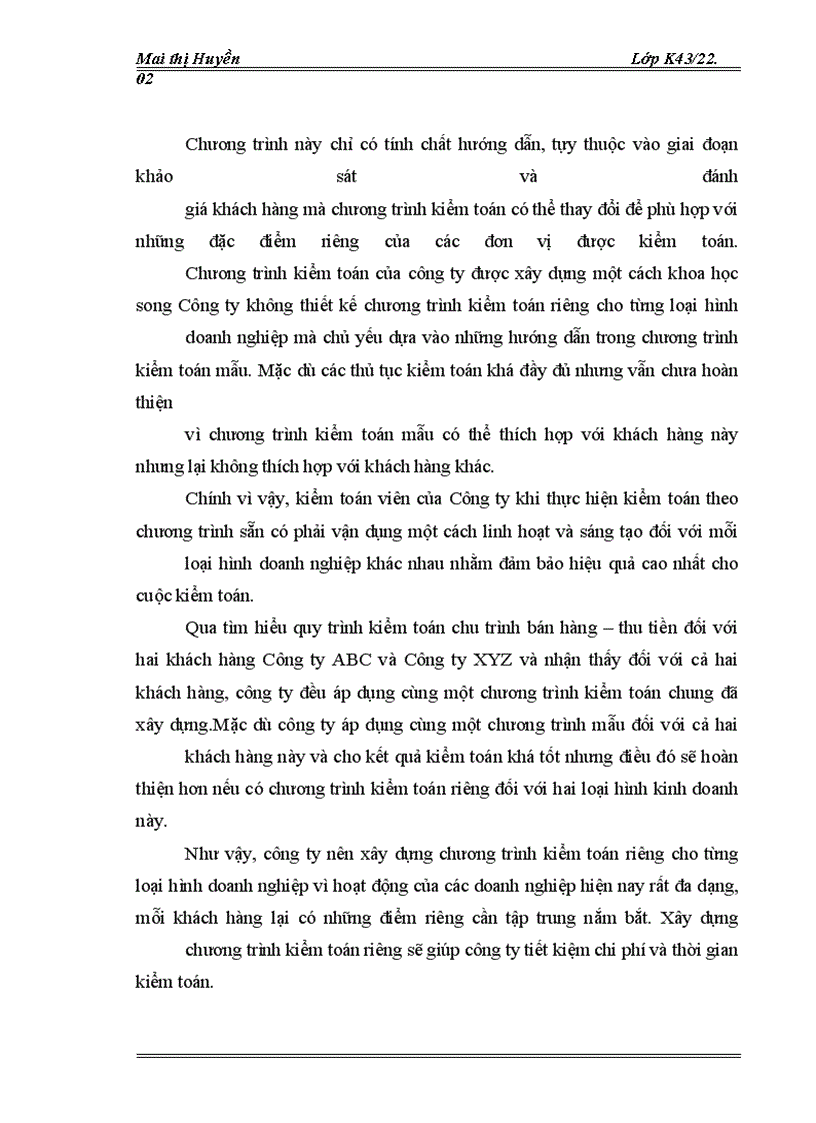 image for page Hoàn thiện kiểm toán chu trình bán hàng – thu tiền do Công ty TNHH Kiểm toán và Tư vấn Thăng Long thực hiện