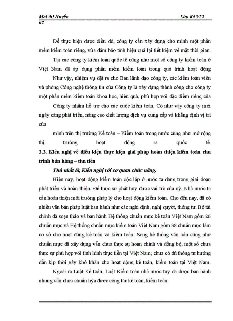 image for page Hoàn thiện kiểm toán chu trình bán hàng – thu tiền do Công ty TNHH Kiểm toán và Tư vấn Thăng Long thực hiện