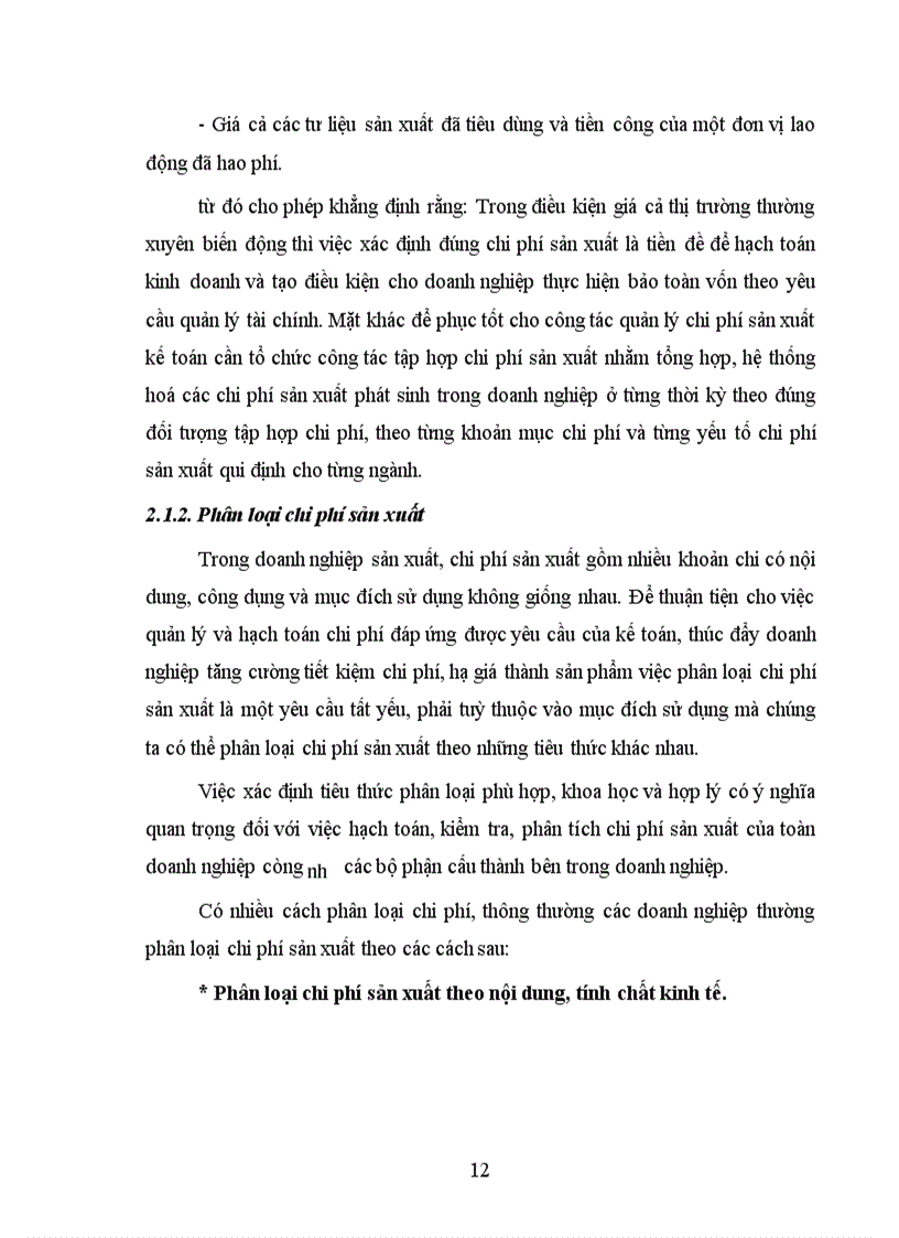 image for page Kế toán chi phí sản xuất và tính giá thành sản phẩm ở Công ty cơ khí Đông Anh