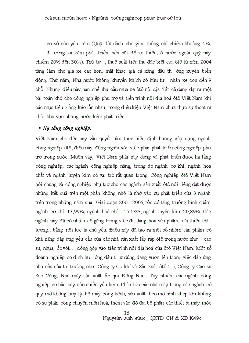 image for page Thực trạng và đưa ra một số kiến nghị về ngành công nghiệp phụ trợ ô tô