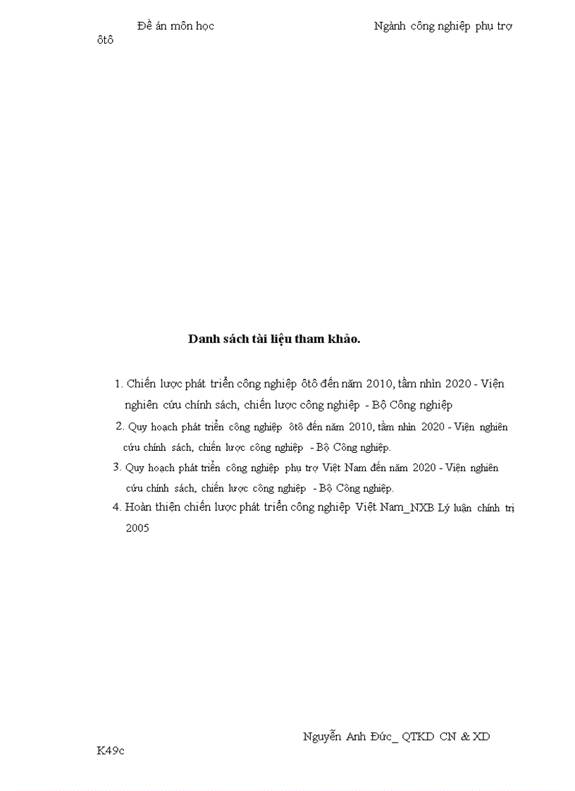 image for page Thực trạng và đưa ra một số kiến nghị về ngành công nghiệp phụ trợ ô tô