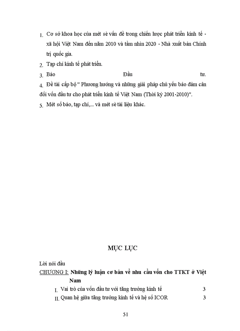 image for page Những dự báo về đảm bảo nhu cầu vốn đầu tư cho mục tiêu tăng trưởng kinh tế giai đoạn 2001-2005.
