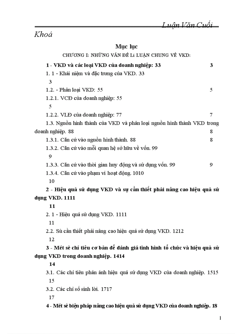 image for page Một số biện pháp nâng cao hiệu quả sử dụng VKD ở Công ty bia HABADA