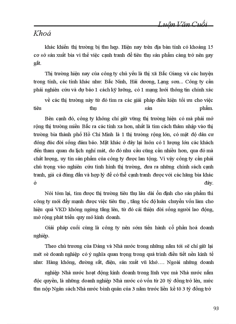 image for page Một số biện pháp nâng cao hiệu quả sử dụng VKD ở Công ty bia HABADA