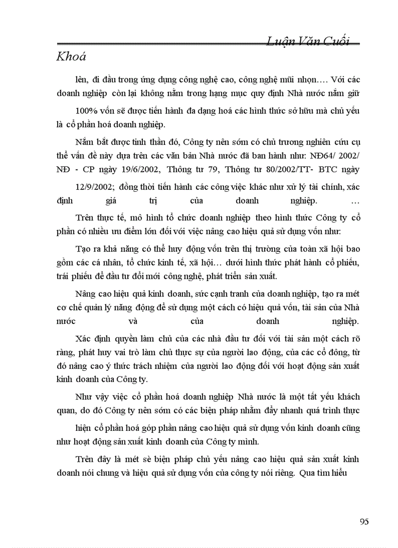 image for page Một số biện pháp nâng cao hiệu quả sử dụng VKD ở Công ty bia HABADA