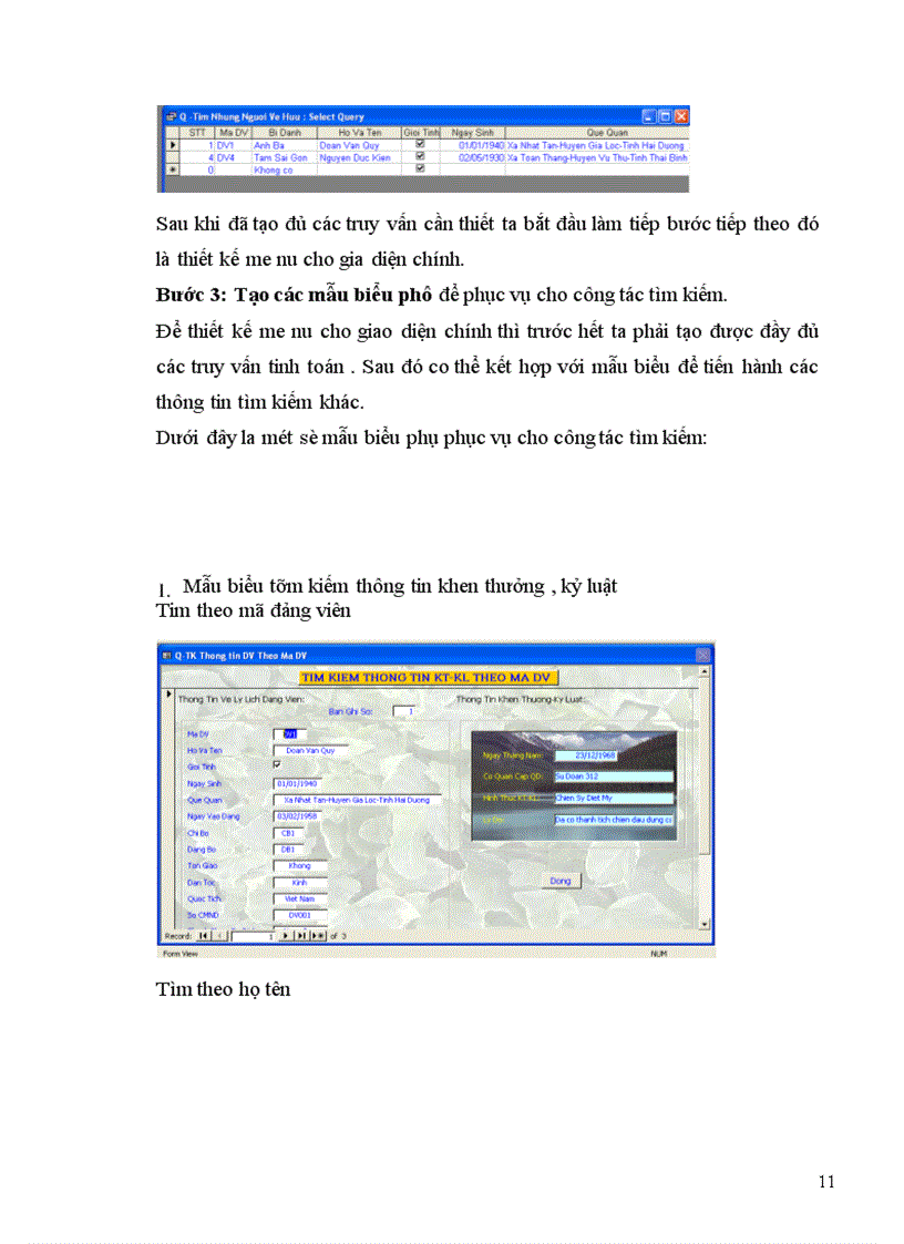image for page Chương trình Quản Lý Đảng Viên