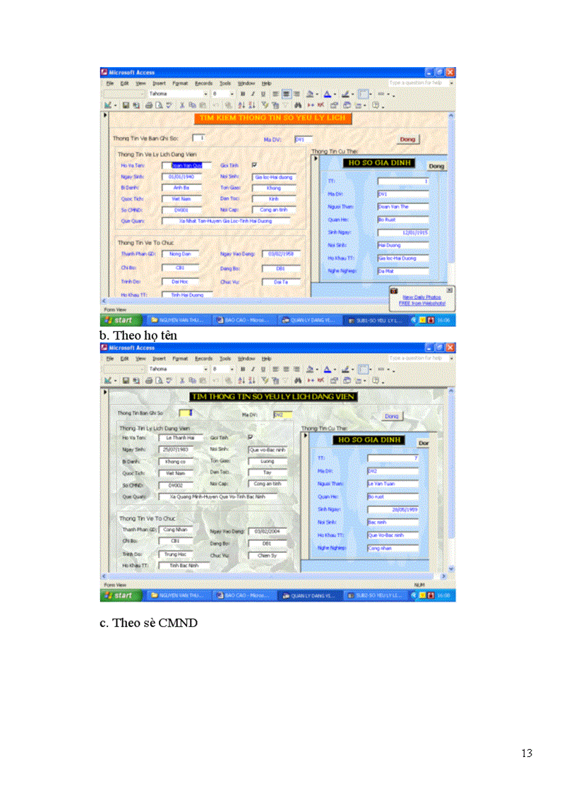 image for page Chương trình Quản Lý Đảng Viên