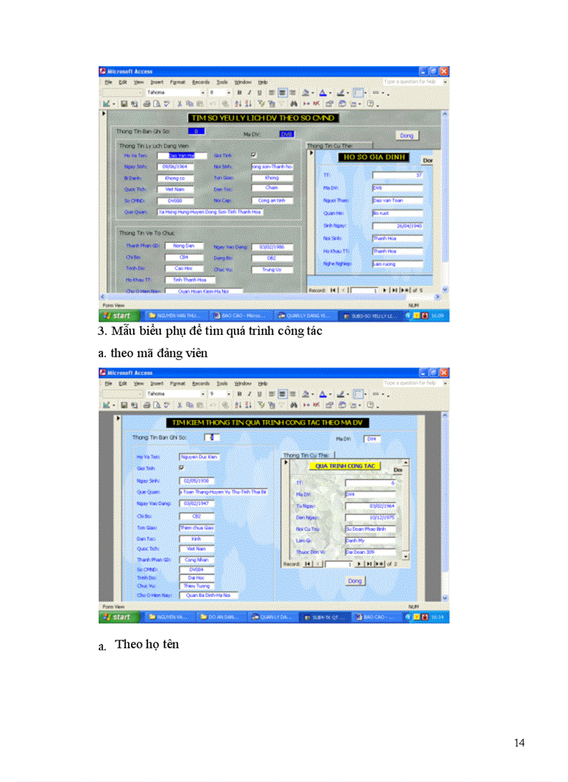 image for page Chương trình Quản Lý Đảng Viên