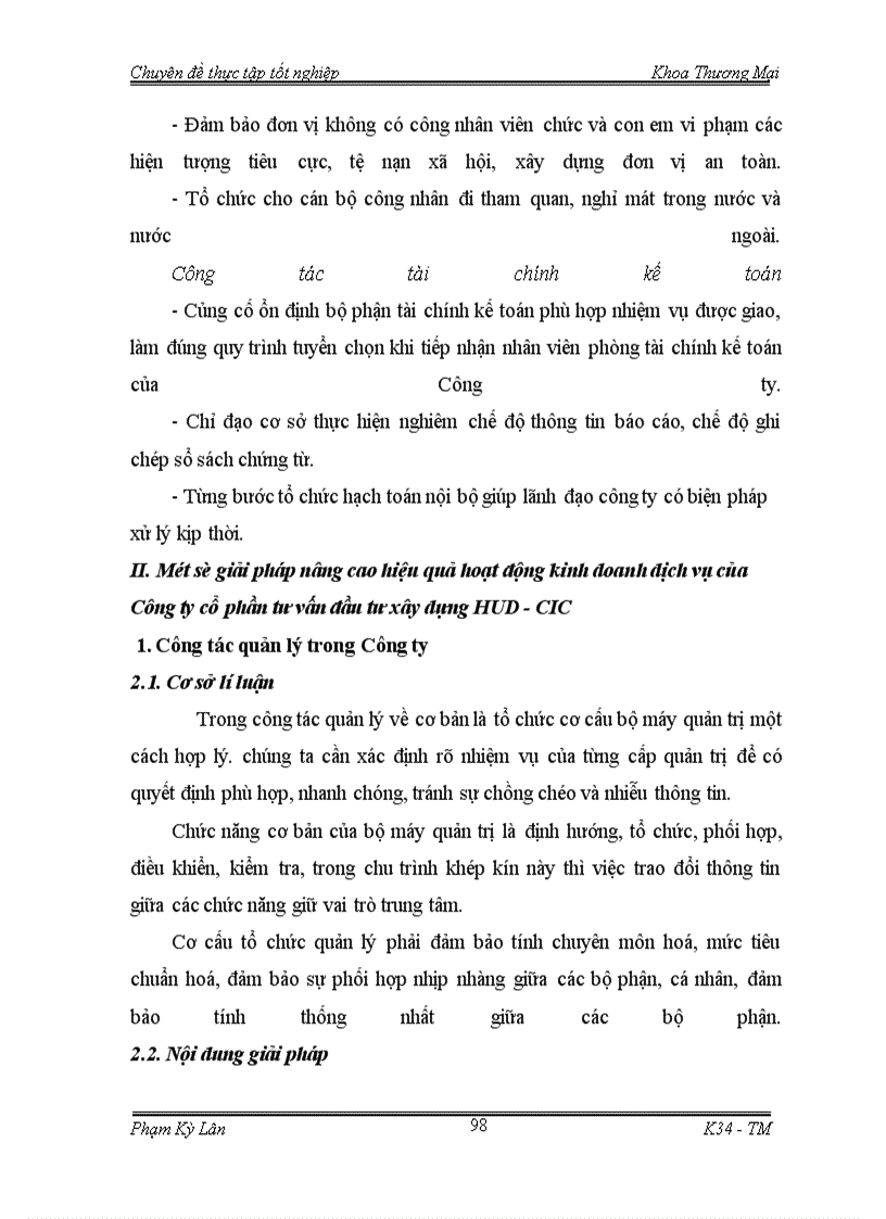 image for page Thực trạng và giải pháp nâng cao hiệu quả hoạt động kinh doanh dịch vụ tư vấn và thiết kế xây dựng ở Công ty cổ phần tư vấn đầu tư và xây dựng HUD.CIC