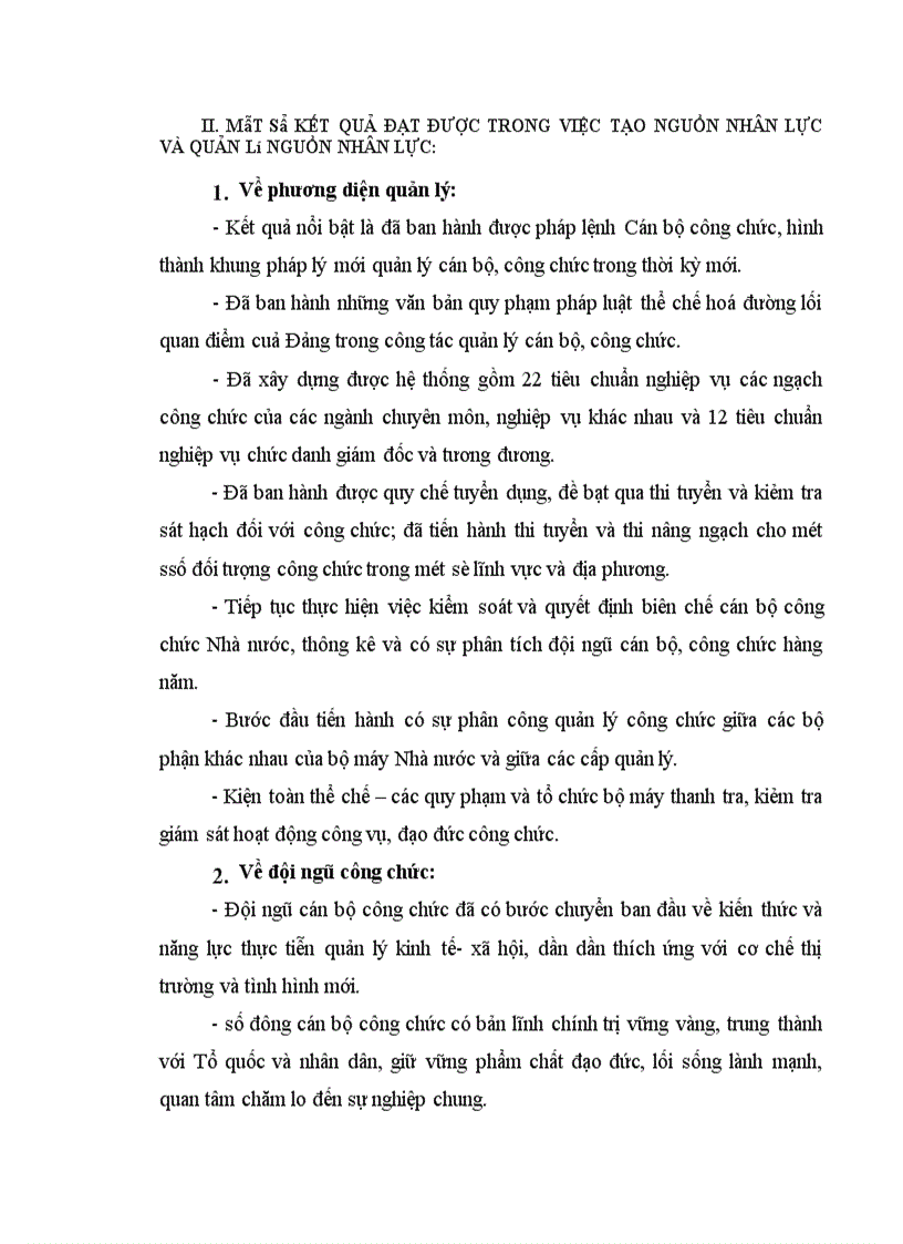 image for page Cải cách hành chính Nhà nước trong lĩnh vực quản lý nguồn nhân lực.