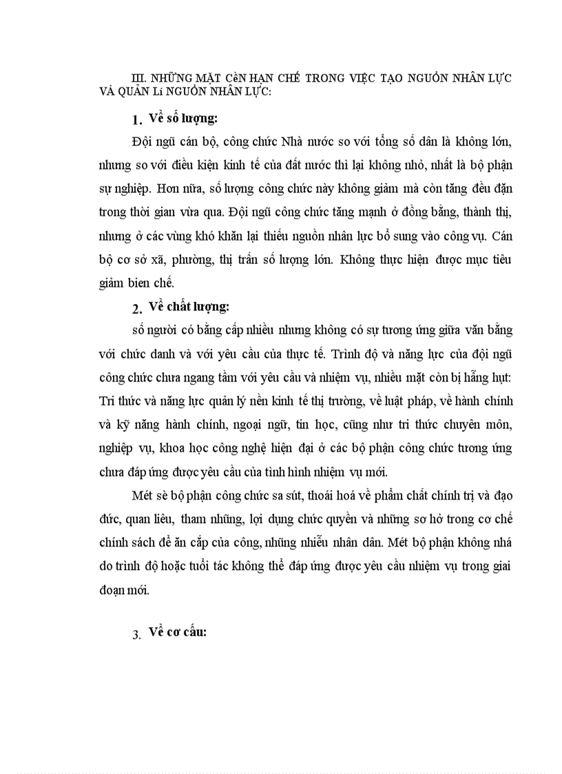 image for page Cải cách hành chính Nhà nước trong lĩnh vực quản lý nguồn nhân lực.