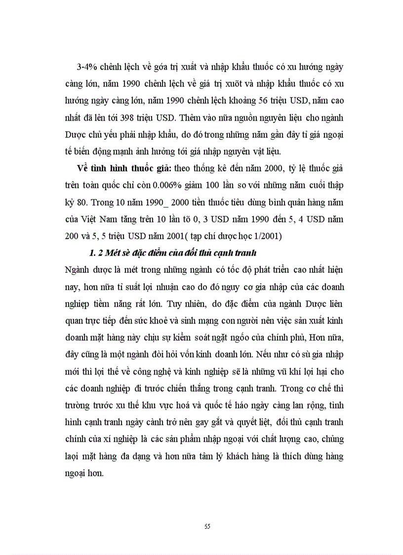 image for page Thực trạng về công tác kế hoạch hoá hoạt động kinh doanh của Xí Nghiệp dược phẩm trung ương I