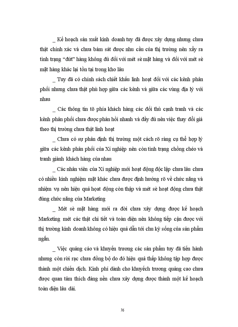 image for page Thực trạng về công tác kế hoạch hoá hoạt động kinh doanh của Xí Nghiệp dược phẩm trung ương I