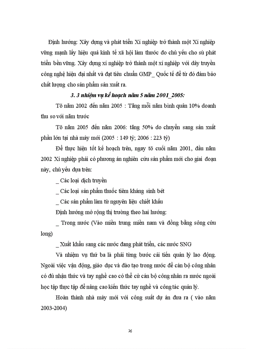 image for page Thực trạng về công tác kế hoạch hoá hoạt động kinh doanh của Xí Nghiệp dược phẩm trung ương I