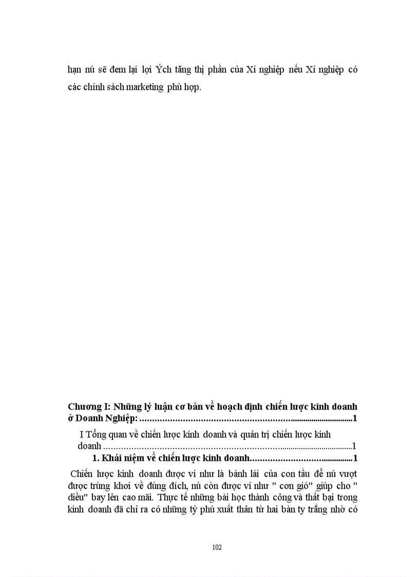 image for page Thực trạng về công tác kế hoạch hoá hoạt động kinh doanh của Xí Nghiệp dược phẩm trung ương I