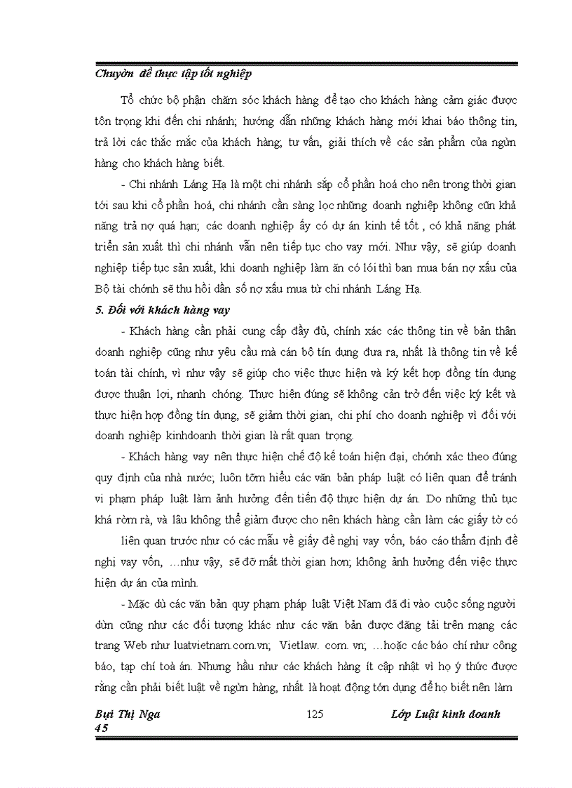 image for page Chế độ pháp lý và thực tiễn về việc ký kết, thực hiện hợp đồng tín dụng tại chi nhánh ngân hàng No& PTNT Láng Hạ