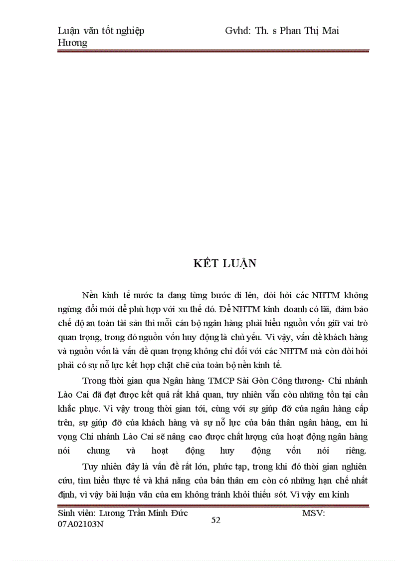 image for page Một số giải pháp nhằm nâng cao hiệu qủa huy động vốn tại Ngân hàng TMCP Sài Gòn Công Thương- Chi nhánh Lào Cai