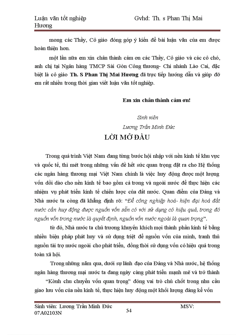 image for page Một số giải pháp nhằm nâng cao hiệu qủa huy động vốn tại Ngân hàng TMCP Sài Gòn Công Thương- Chi nhánh Lào Cai