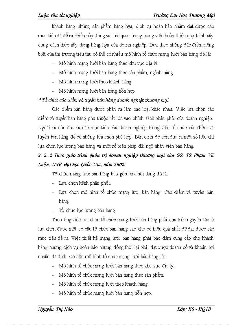 image for page Hoàn thiện công tác tổ chức mạng lưới bán hàng tại chi nhánh công ty TNHH SX TPCN Bảo Long