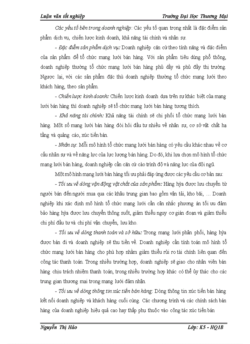 image for page Hoàn thiện công tác tổ chức mạng lưới bán hàng tại chi nhánh công ty TNHH SX TPCN Bảo Long