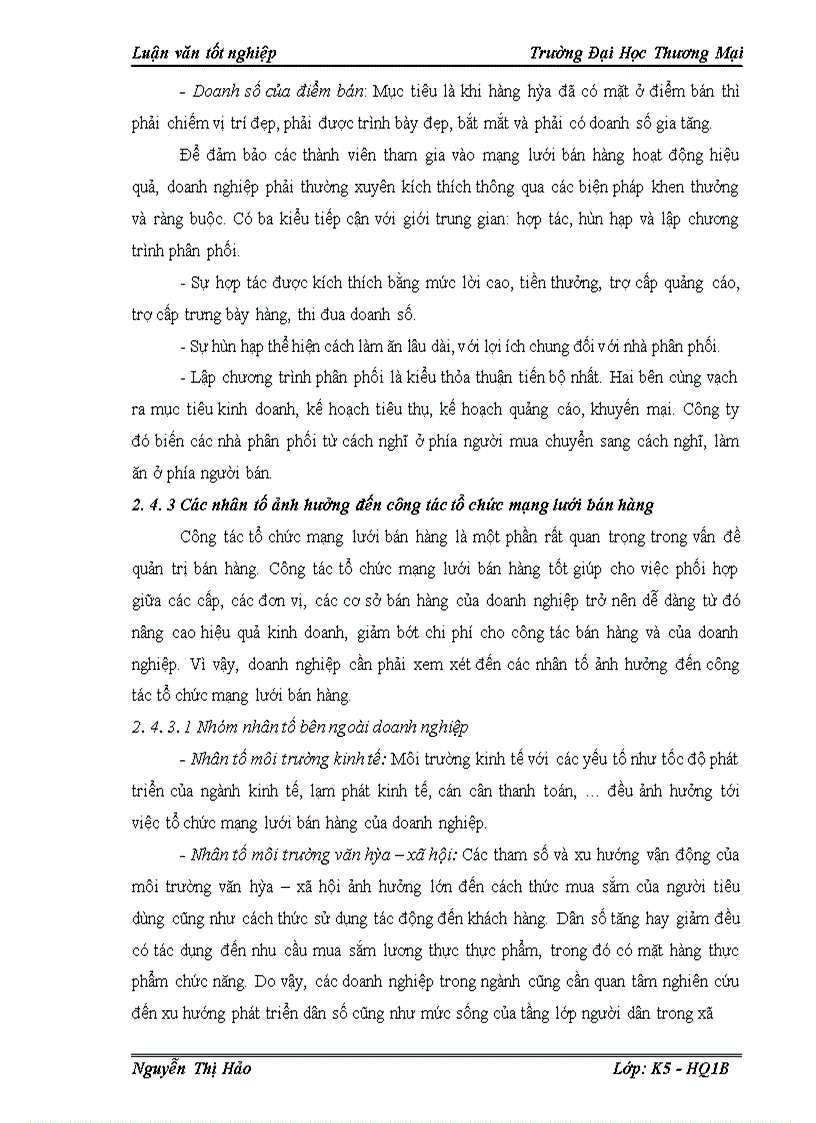 image for page Hoàn thiện công tác tổ chức mạng lưới bán hàng tại chi nhánh công ty TNHH SX TPCN Bảo Long
