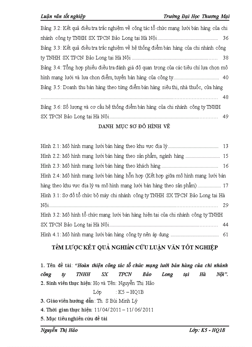 image for page Hoàn thiện công tác tổ chức mạng lưới bán hàng tại chi nhánh công ty TNHH SX TPCN Bảo Long