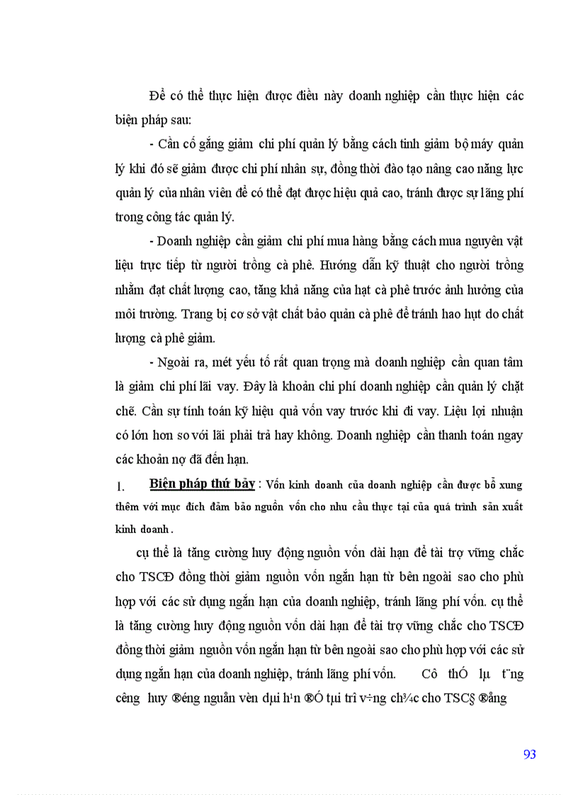 image for page Phân tích tình hình tài chính doanh nghiệp tại Tổng công ty Cà phê Việt Nam