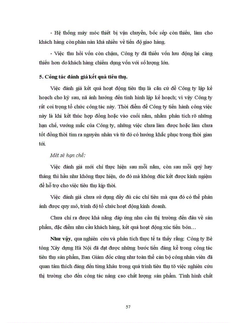 image for page Một số biện pháp thúc đẩy tiêu thụ sản phẩm ở Công ty Bê tông Xây dựng Hà Nội