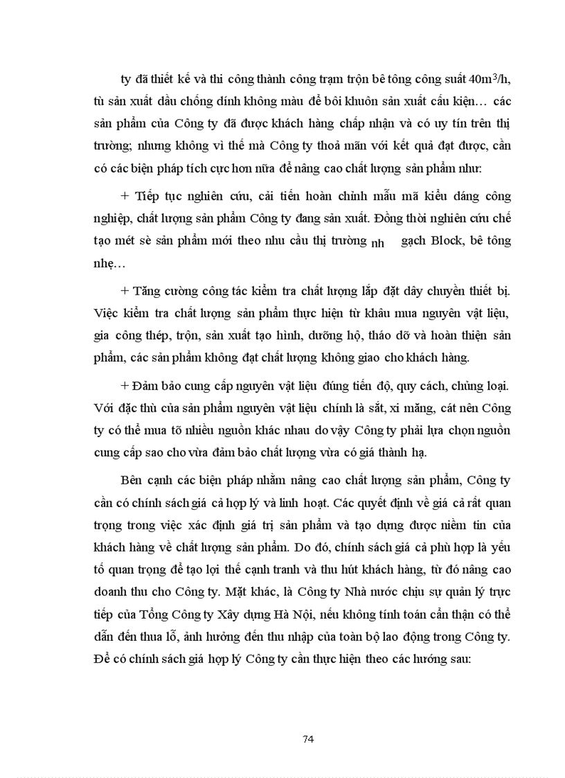 image for page Một số biện pháp thúc đẩy tiêu thụ sản phẩm ở Công ty Bê tông Xây dựng Hà Nội
