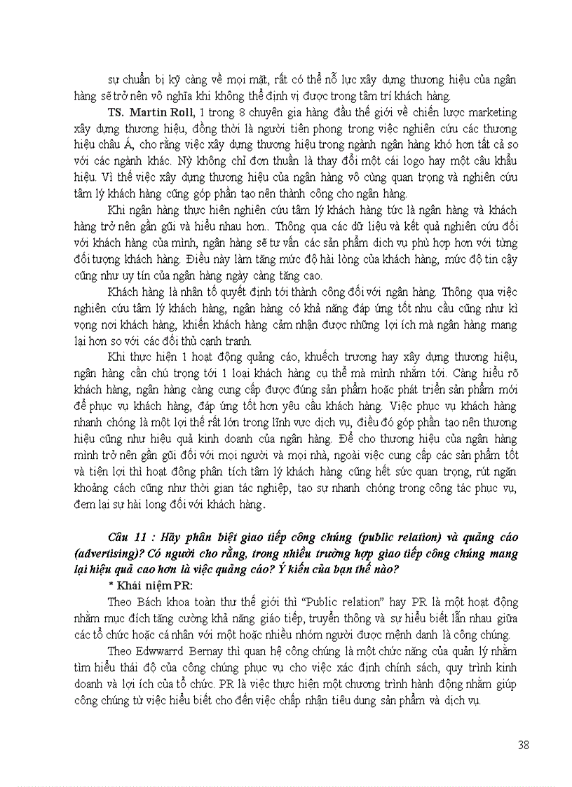 image for page Câu hỏi ôn tập môn marketing ngân hàng