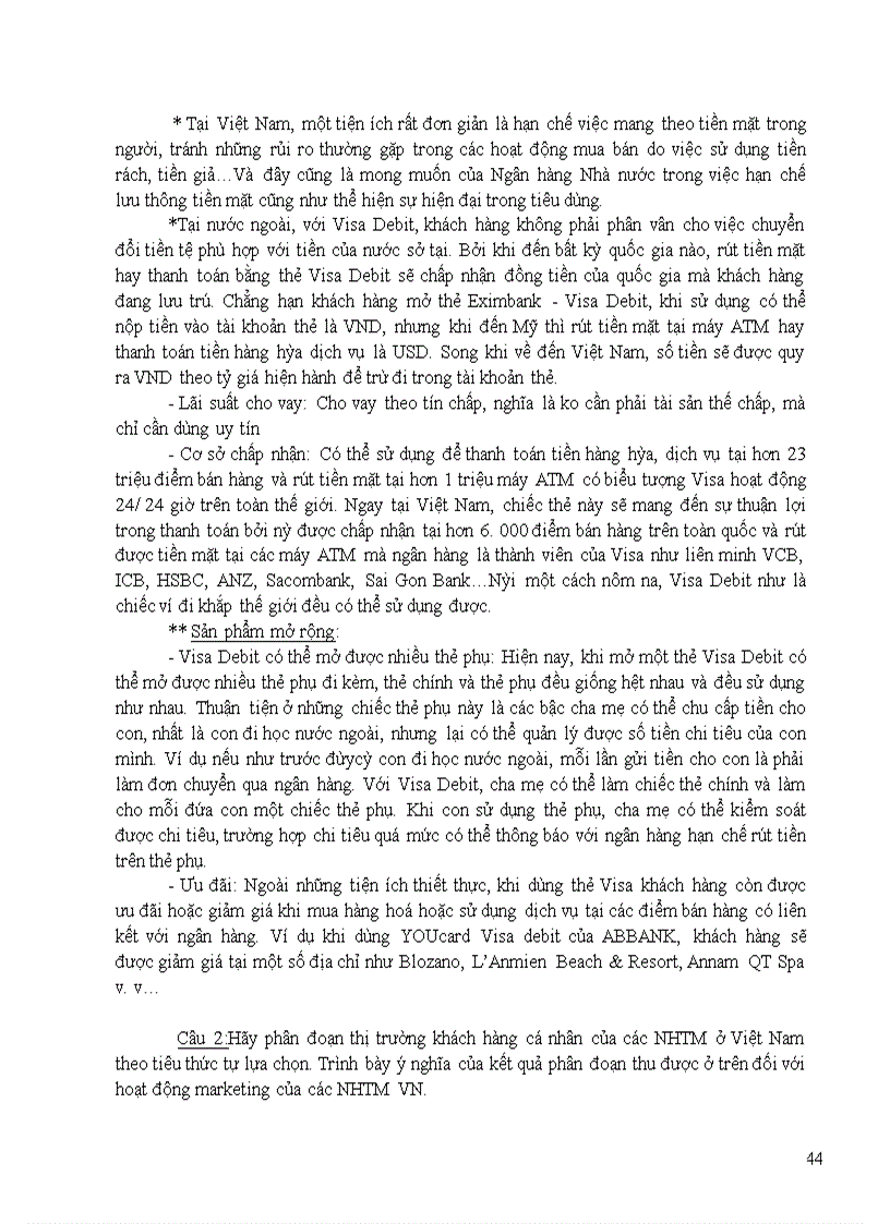 image for page Câu hỏi ôn tập môn marketing ngân hàng