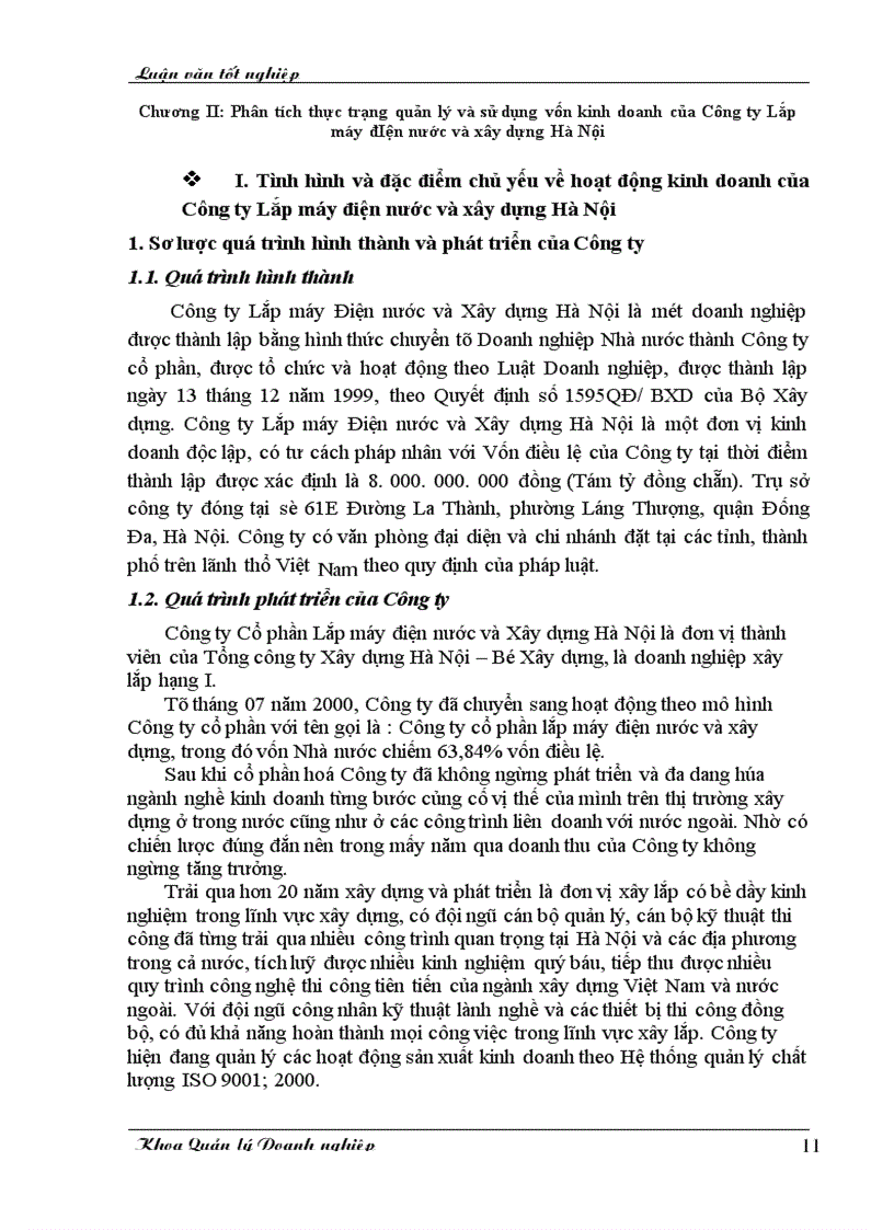 image for page Một số biện pháp nhằm nâng cao hiệu quả sử dụng vốn kinh doanh của Công ty Lắp máy Điện nước và Xây dựng Hà Nội